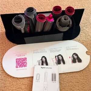 Dyson Airwrap Styling Attachments in Pink and Gray